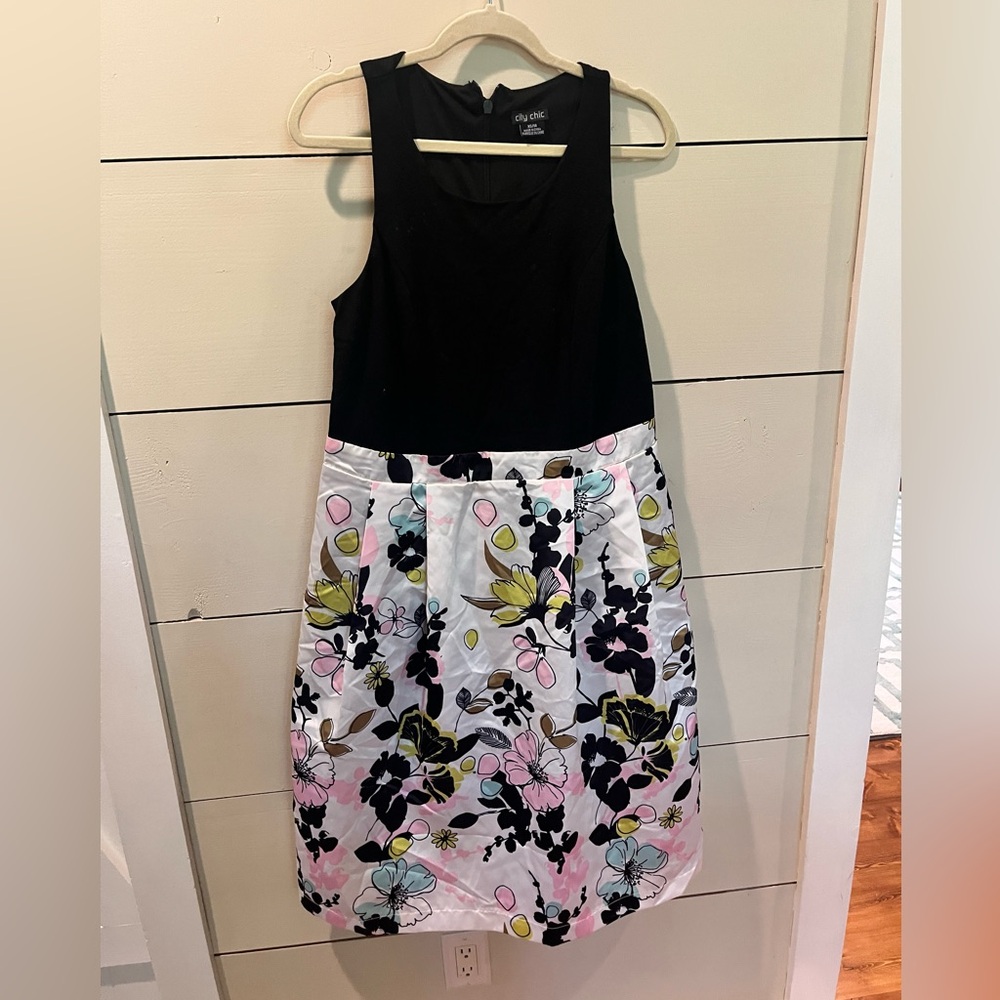 City Chic XS 14 midi vintage inspired cocktail dress